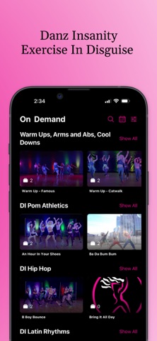 Danz Insanity iPhone screenshot