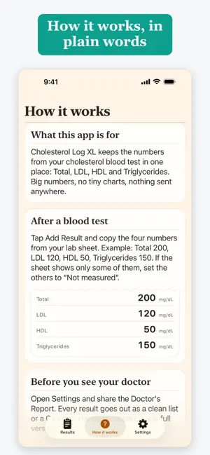 Cholesterol Log XL: Lipid Log screenshot 3