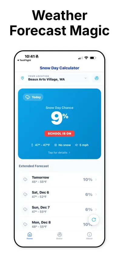 Flurry: Snow Day Predictor screenshot 4