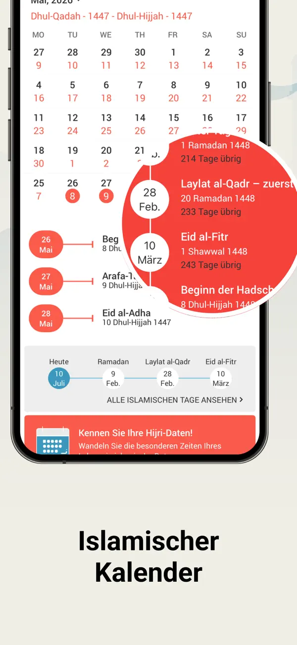 Athan: Ramadan 2026 in Deutsch iPhone App Screenshot 10 – Nachschlagewerke