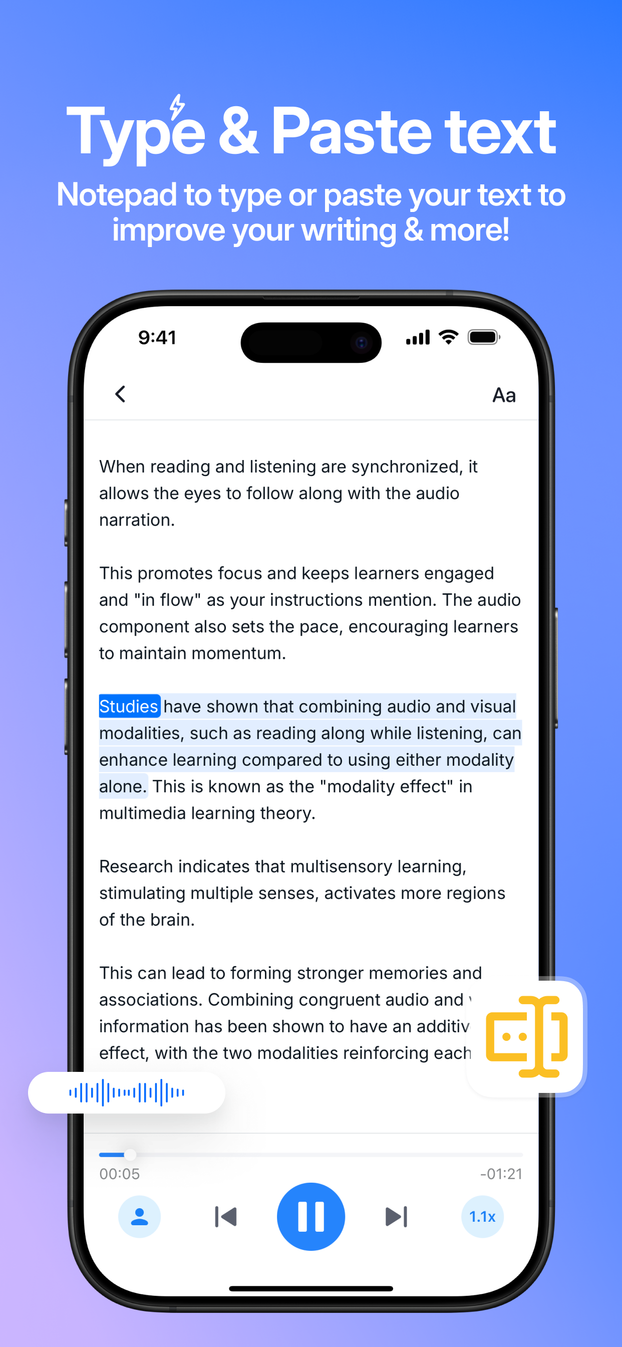 Audeus Text to Speech