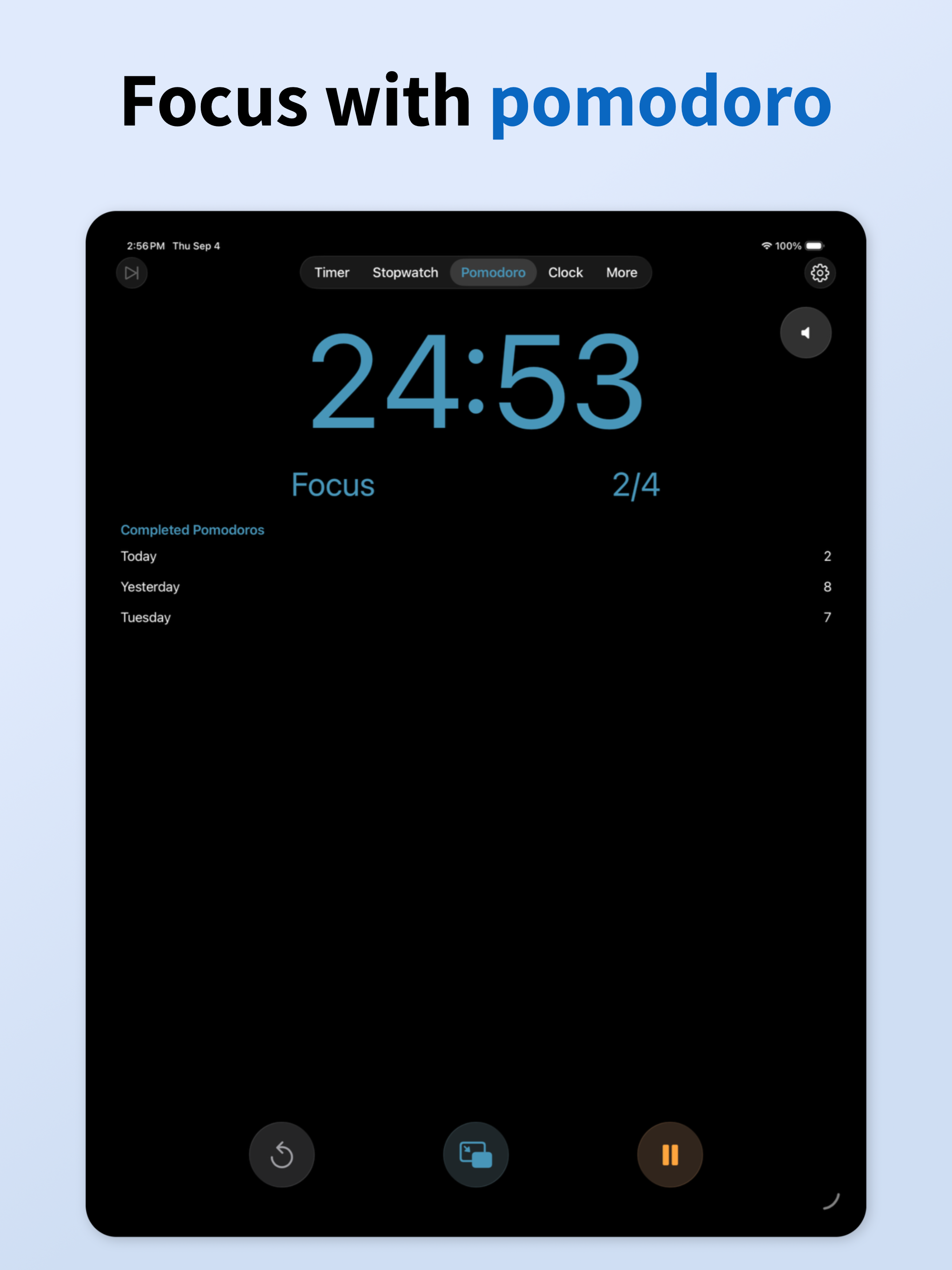 Pop Out Timer Stopwatch Clock