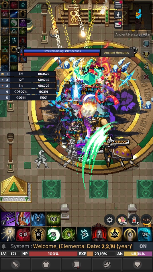 #10. ELEMENTAL: 2D MMORPG (iOS) 由: DAERI SOFT