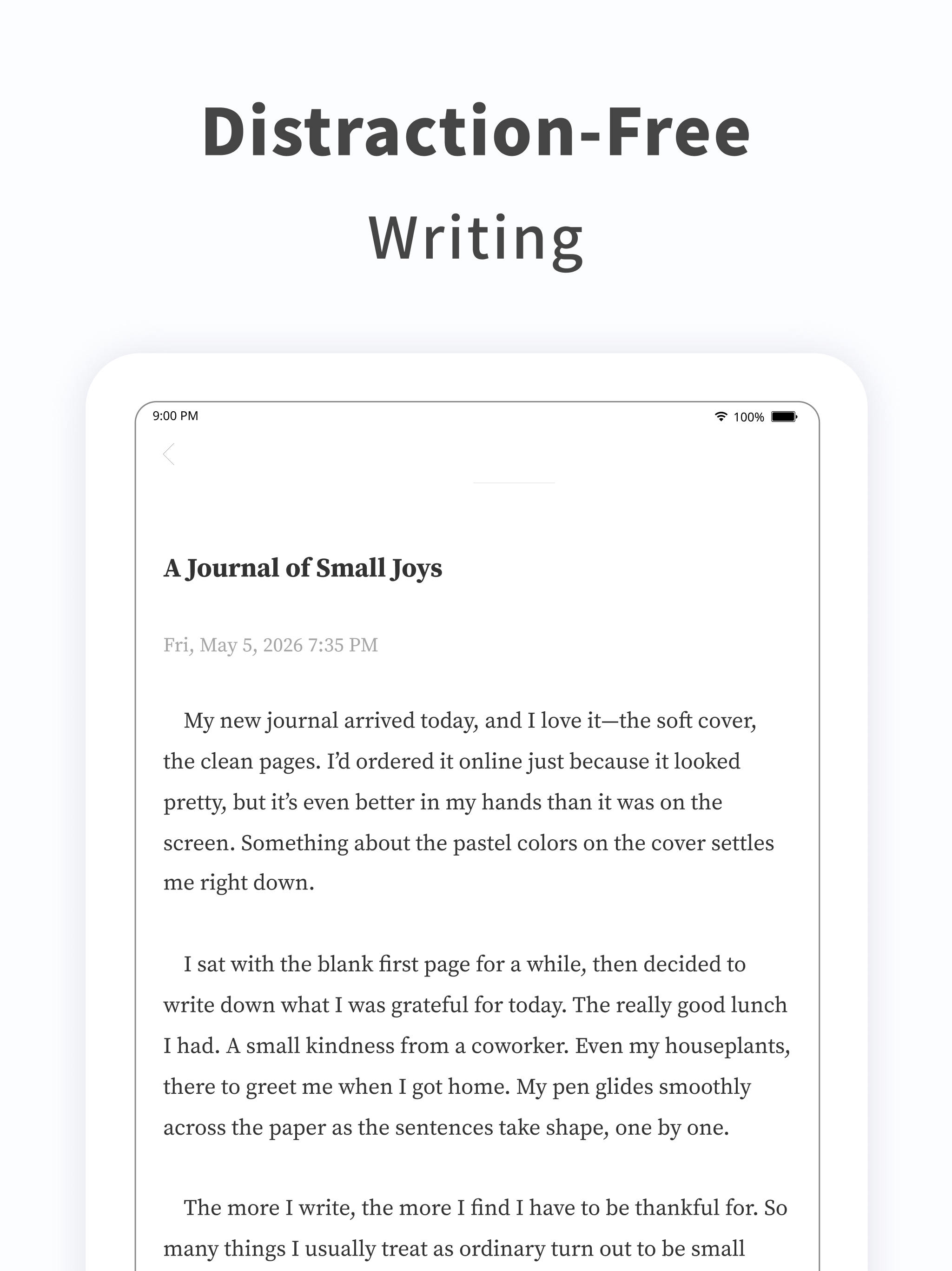 PenCake: Minimal Writing App screenshot 10