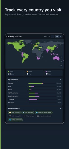 Country Tracker Screenshot 4 of 5