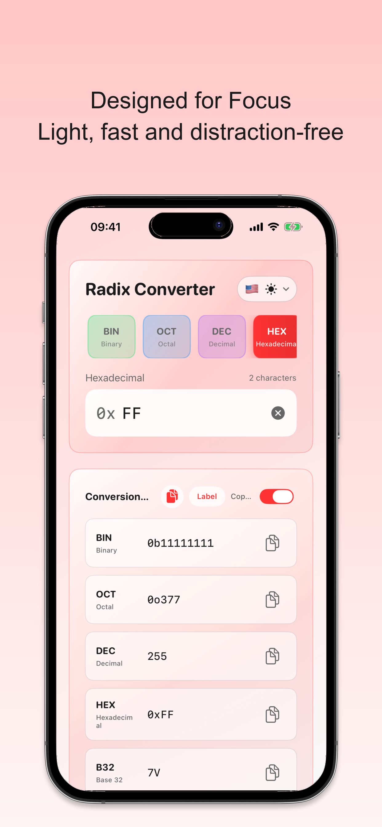 Radix Binary Converter screenshot 8