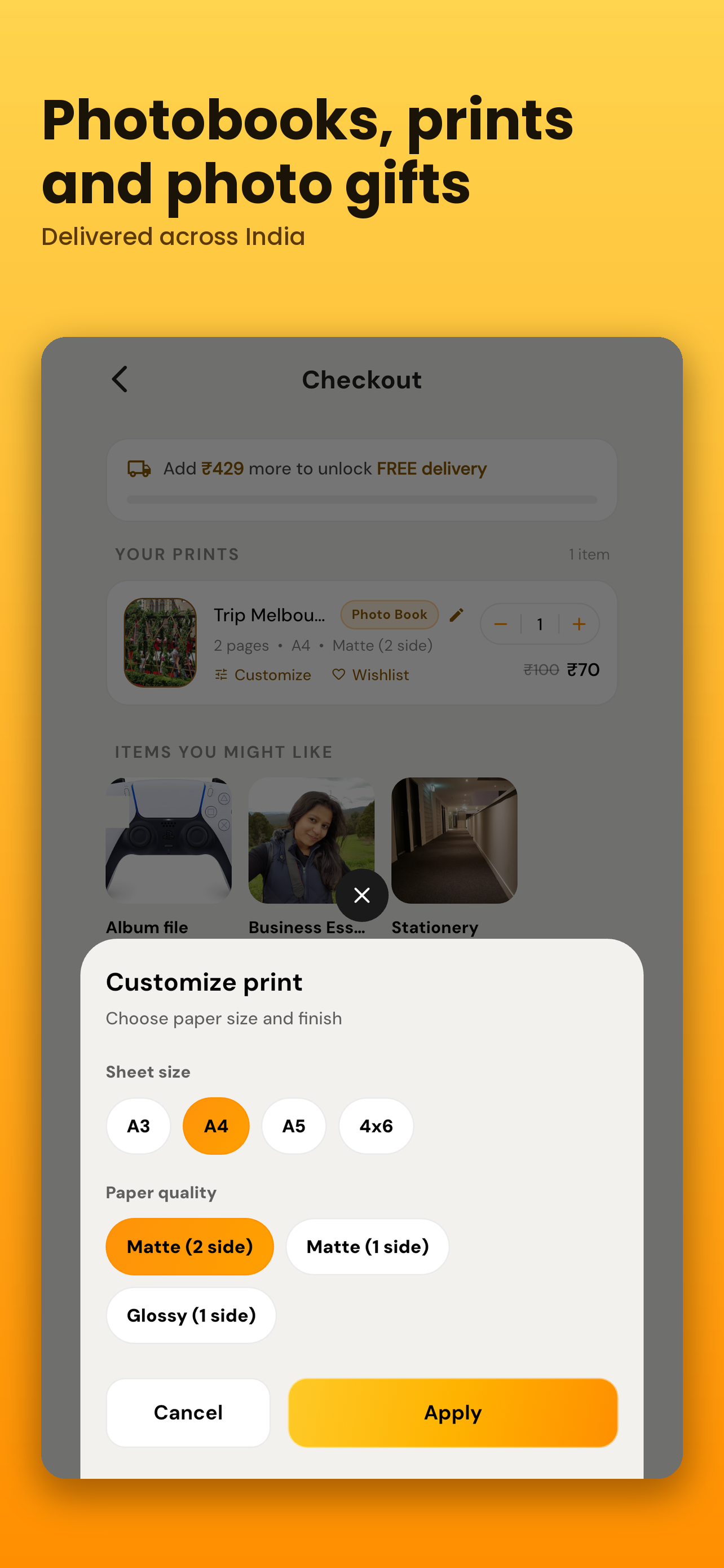 Piquora: Clean & Print Photos screenshot 3