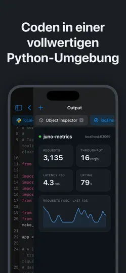 Screenshot von Juno – Python Und Jupyter auf dem iPhone 2