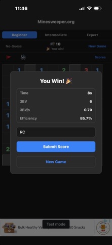 Minesweeper.org Screenshot 6 of 9