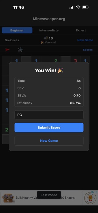 Minesweeper.org Screenshot 6 of 9