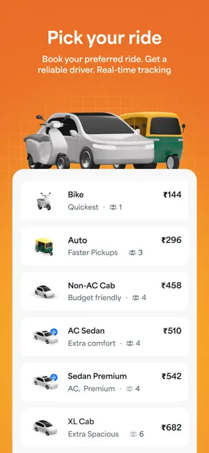 Bharat Taxi - Ride Booking App iPhone screenshot 1