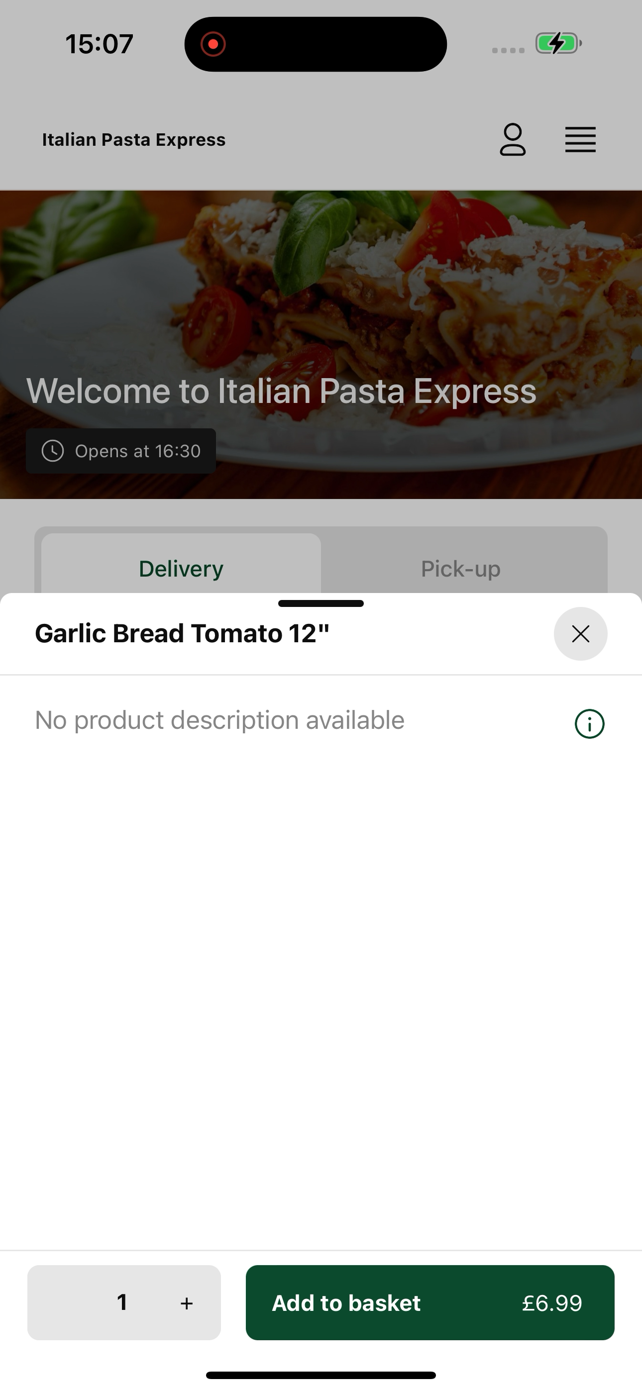 Italian Pasta Express screenshot 4