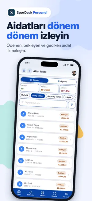 Personel - SporDesk screenshot 3