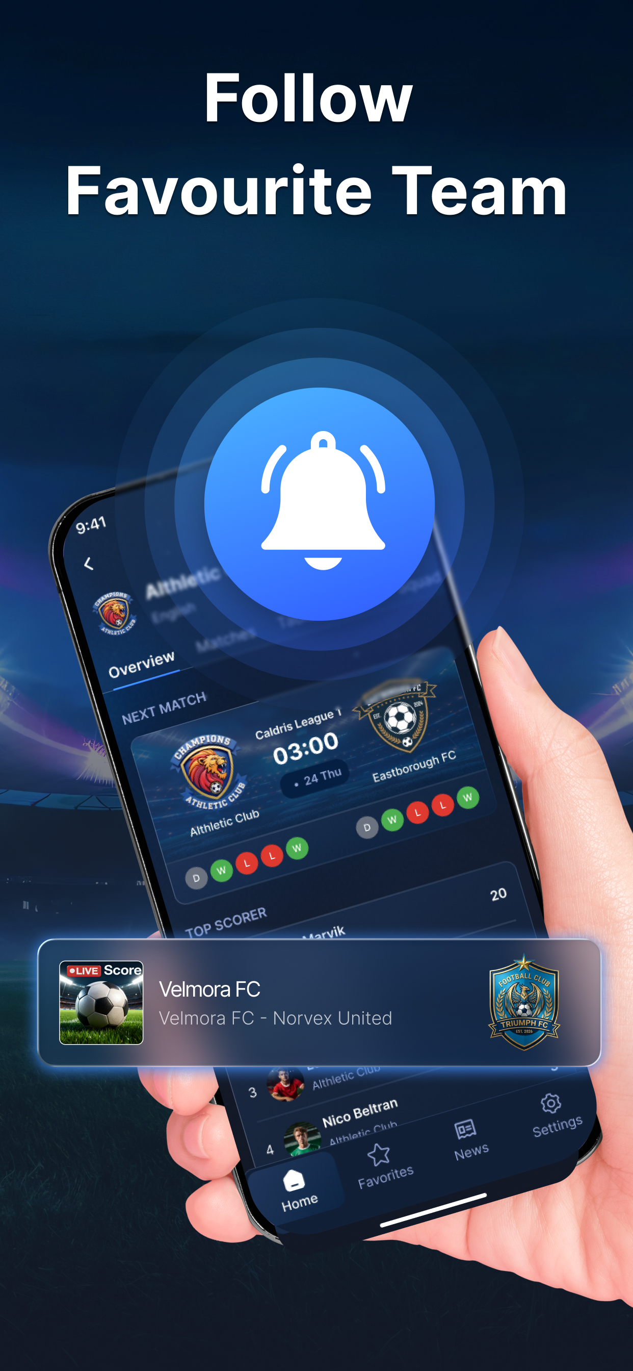 Goalscore Live: Football Score