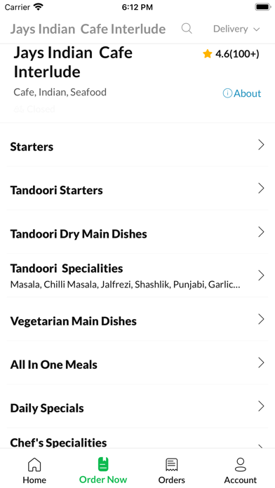 Jays Indian Cafe Interlude Screenshot