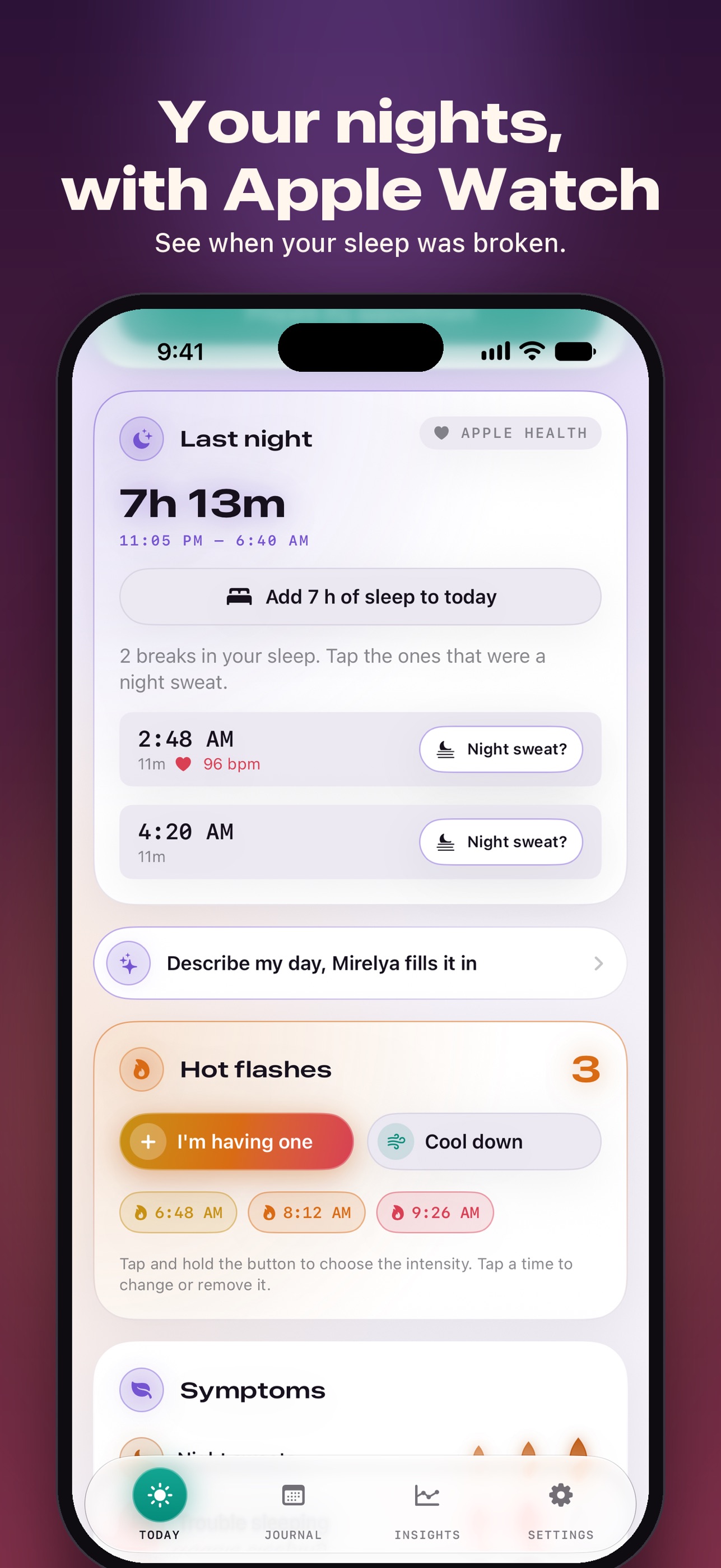 Screenshot 7 of Mirelya : Menopause Tracker