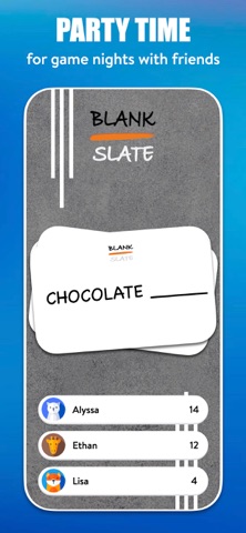 Blank Slate - Party Word Game iPhone screenshot