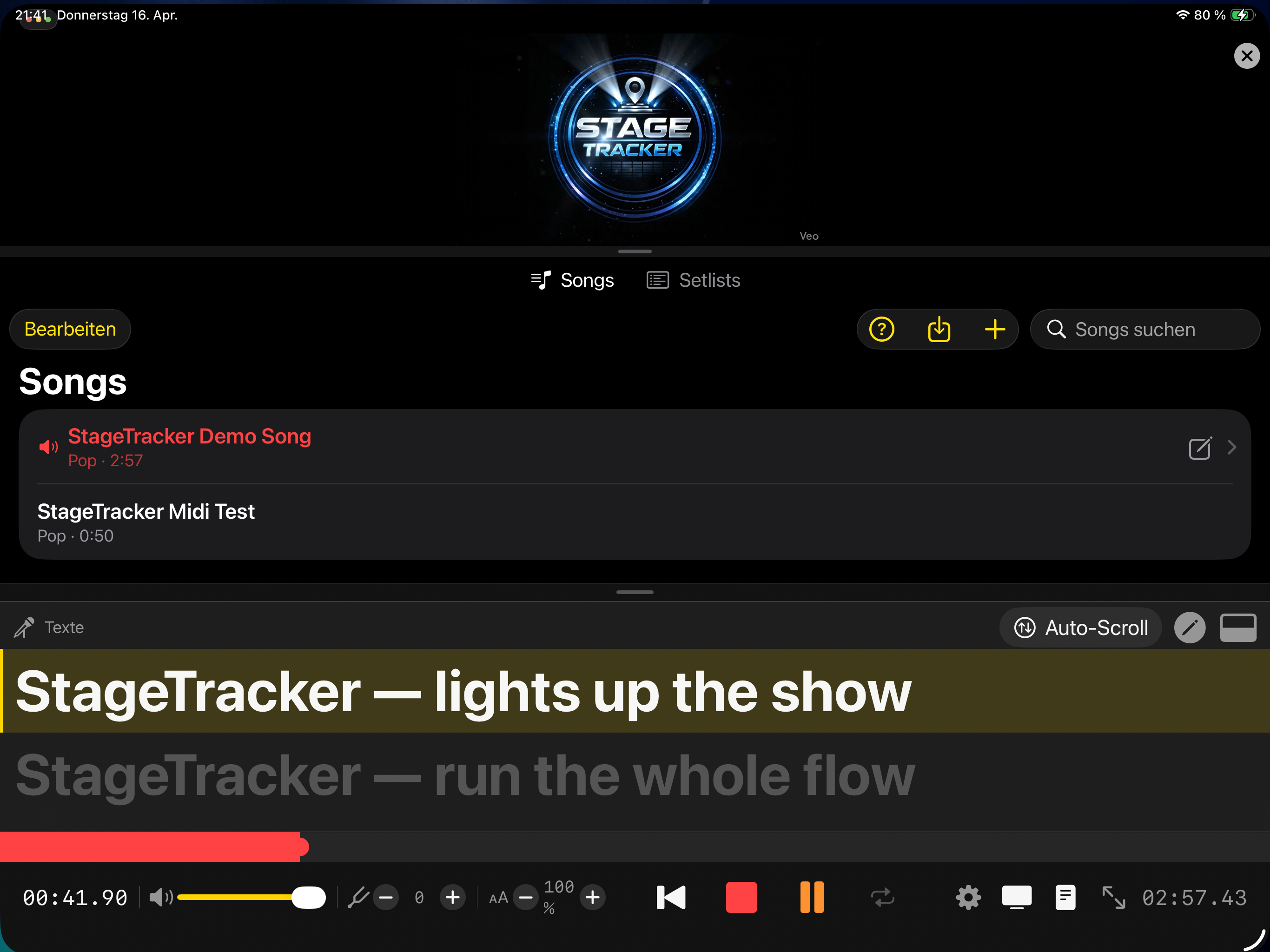 StageTracker Mobile screenshot 10
