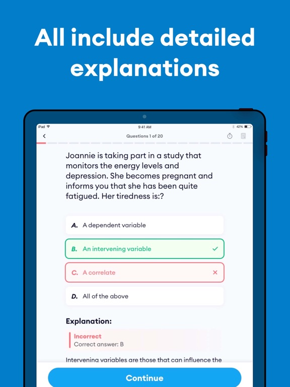 NCE Exam Prep 2026 iPad screenshot 2 - Education app