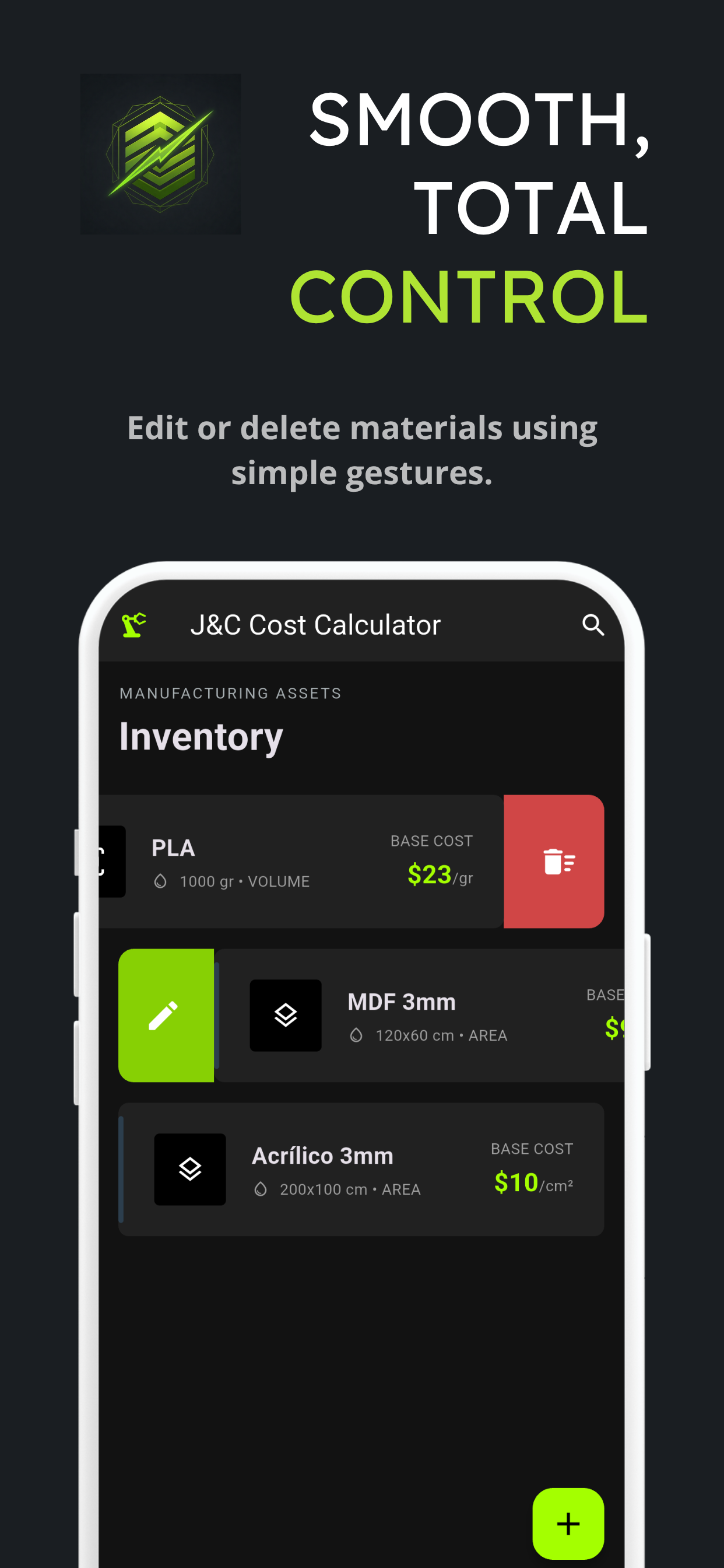 J&C Cost Calculator