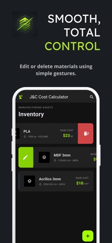 J&C Cost Calculator screenshot