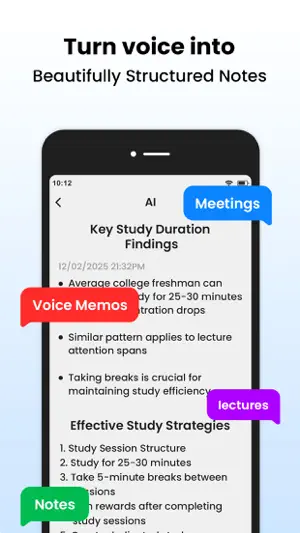 AI Note Taker + Voice Notes screenshot 3
