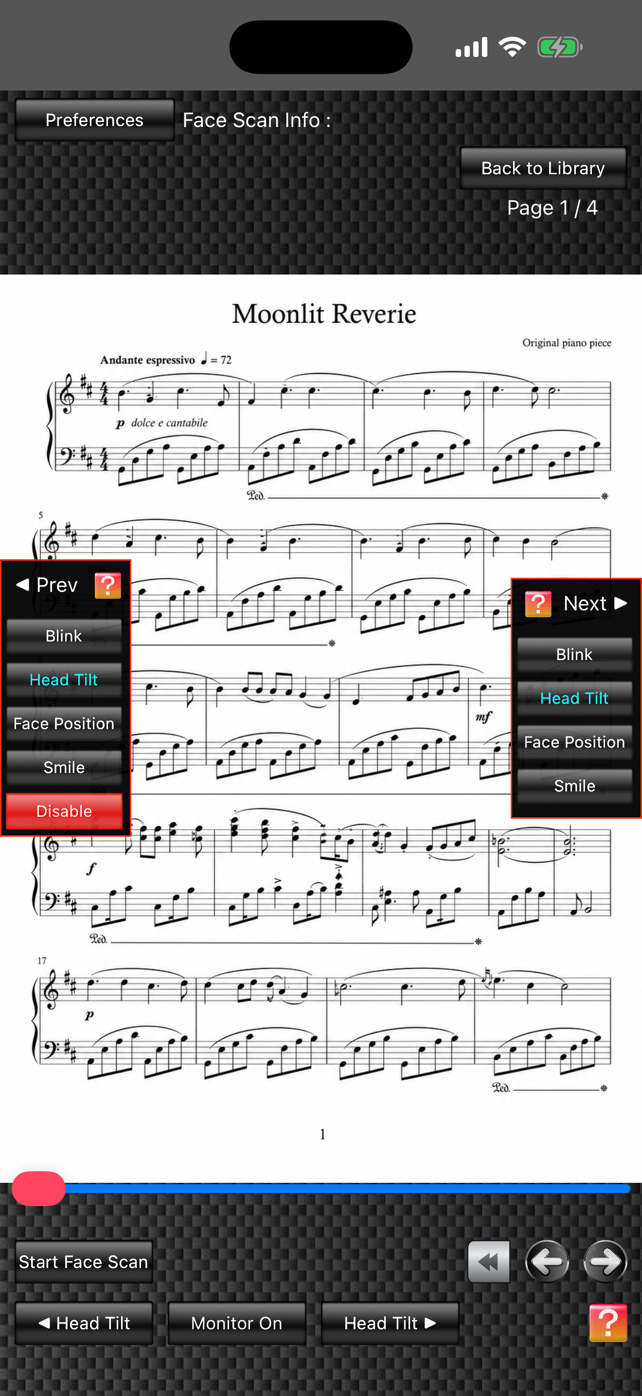 Face Page Turner Plus screenshot 2