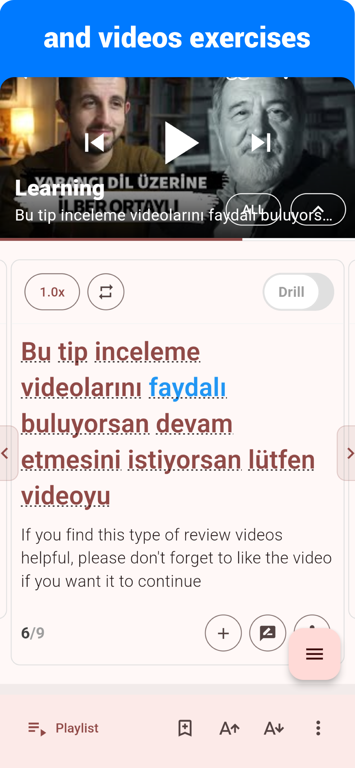 Turkish  - Listening Speaking