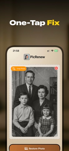 Old Photo Restore: PicRenew iPhone screenshot