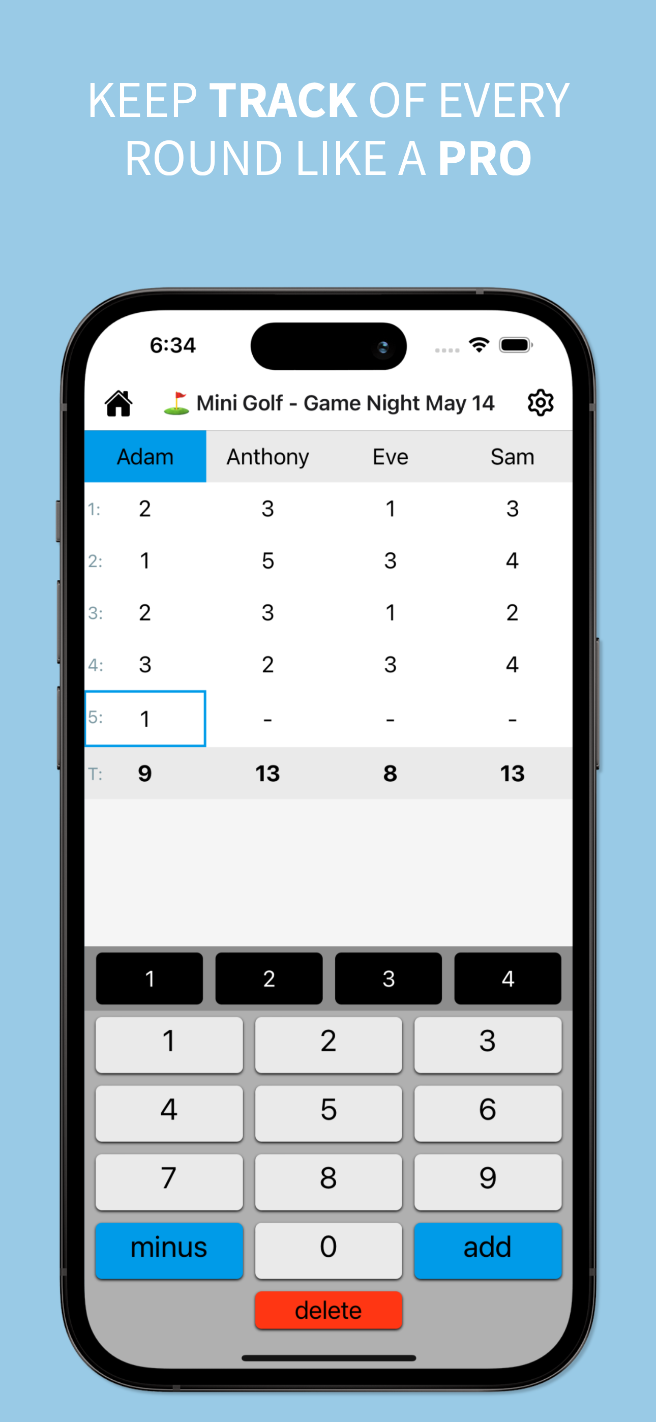 Score: keeping made simple