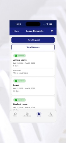 Elite HRM screenshot