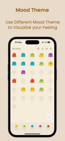 Mood Tracker: CLY Daily Mood iPhone screenshot