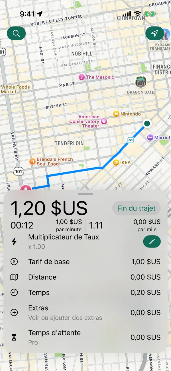 Screenshot #1 pour Taximetre - Meter App