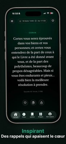 Widgets Coran – DeenKit iPhone screenshot 2