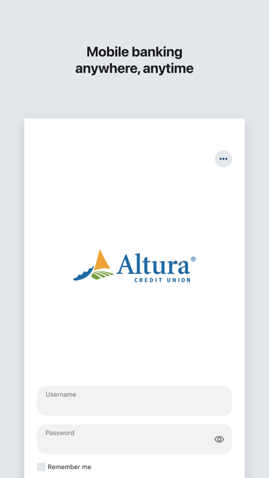 Altura Credit Union Mobile App Screenshot