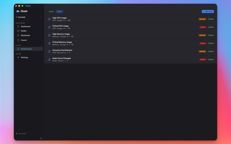 ClustrK8s screenshot