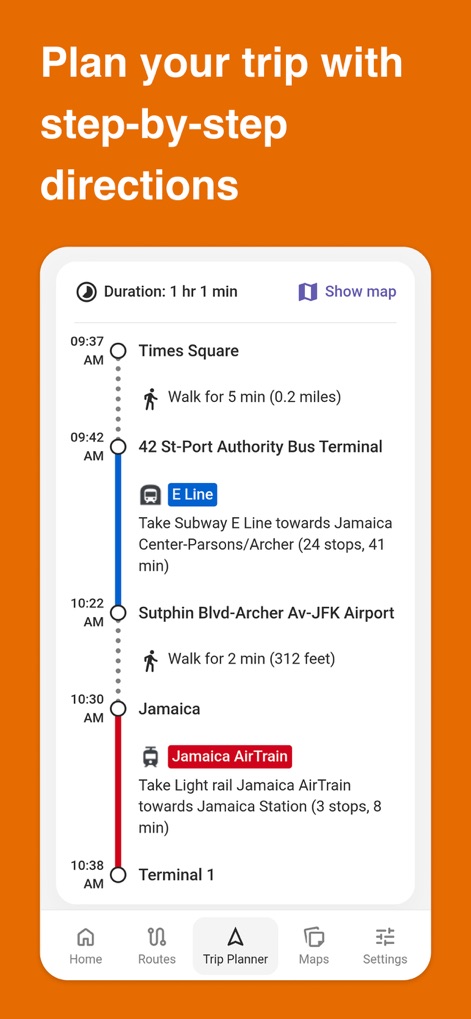 NYC MTA Bus Time Subway Train - Navigation App | MWM
