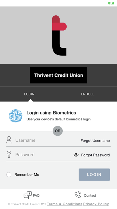 ThriventCU Credit Card Screenshot