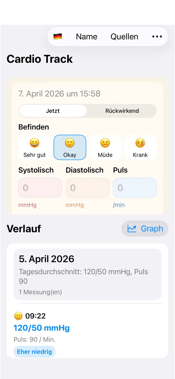 Screenshot #1 pour CardioTrack