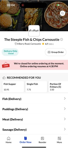The Steeple Fish & Chips iPhone screenshot
