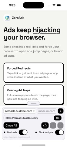 ZeroAds Screenshot 1 of 3