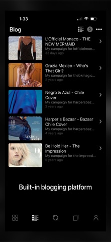 Portfolio Website Builder iPhone screenshot