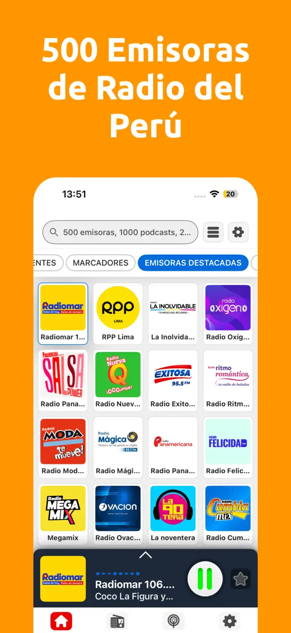 Screenshot #1 pour Radios de Perú: Radio en Vivo