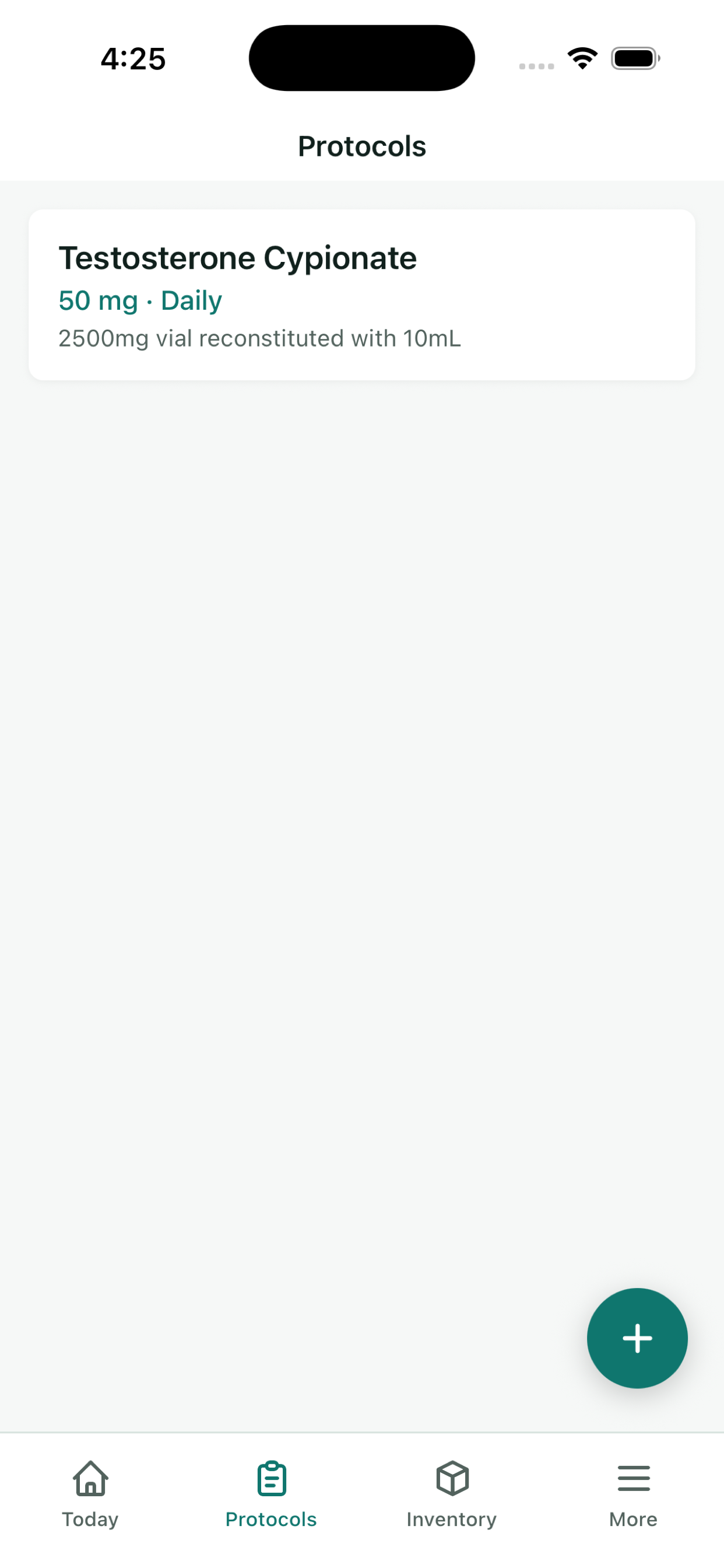 PeptideTrack: Dose Log screenshot 4