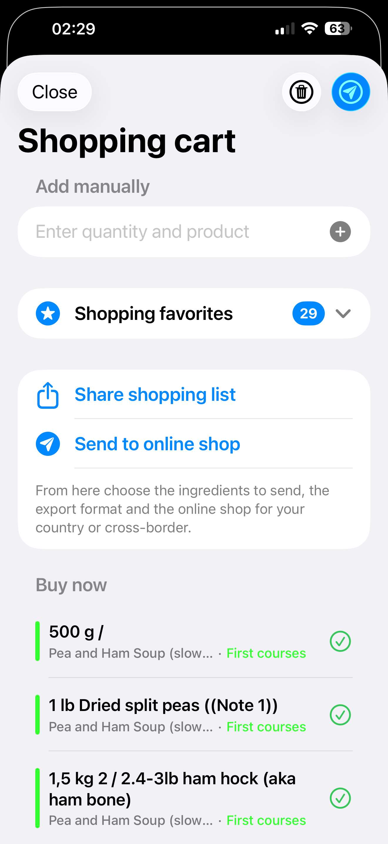 EasyRecipes screenshot 9