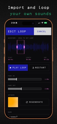Drones - Ambient Noise Mixer iPhone screenshot