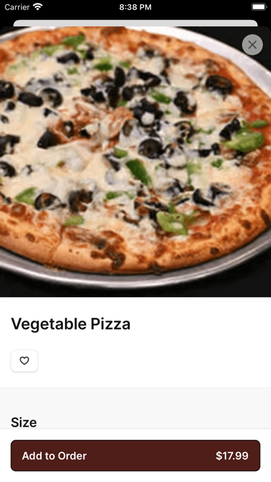 Bella's Italian Restaurant iPhone screenshot 3 - Food & Drink app