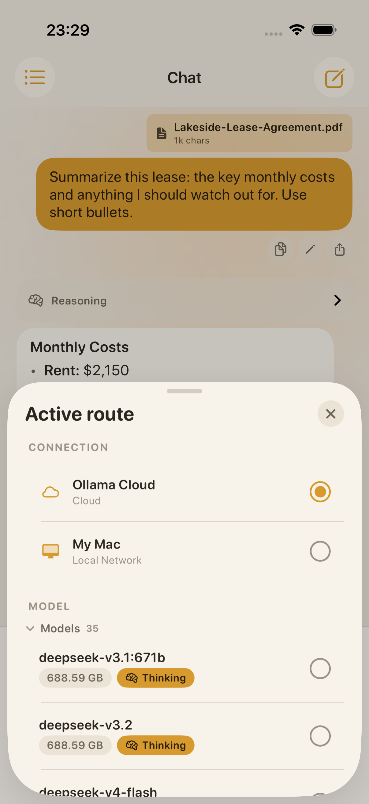 Ollama Mobile: AI Chat screenshot 4