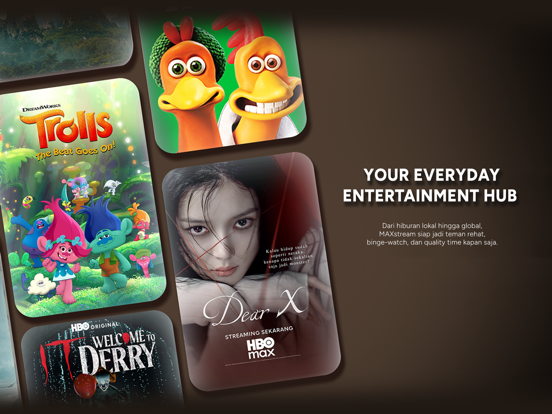 MAXstream - Live Sports & TV iPad screenshot 4 - Entertainment app