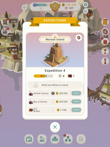 Miners Cove: Idle Island iPad screenshot